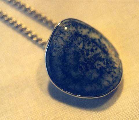 pendentif diorite orbiculaire