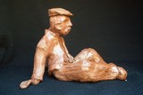 statuette en argile