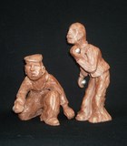 statuette en argile