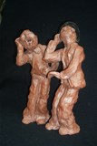 statuette en argile
