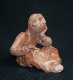 statuette en argile